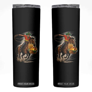 Kwanzaa Cowboy Skinny Tumbler Funny African American Festival Gift - Print Your Wear