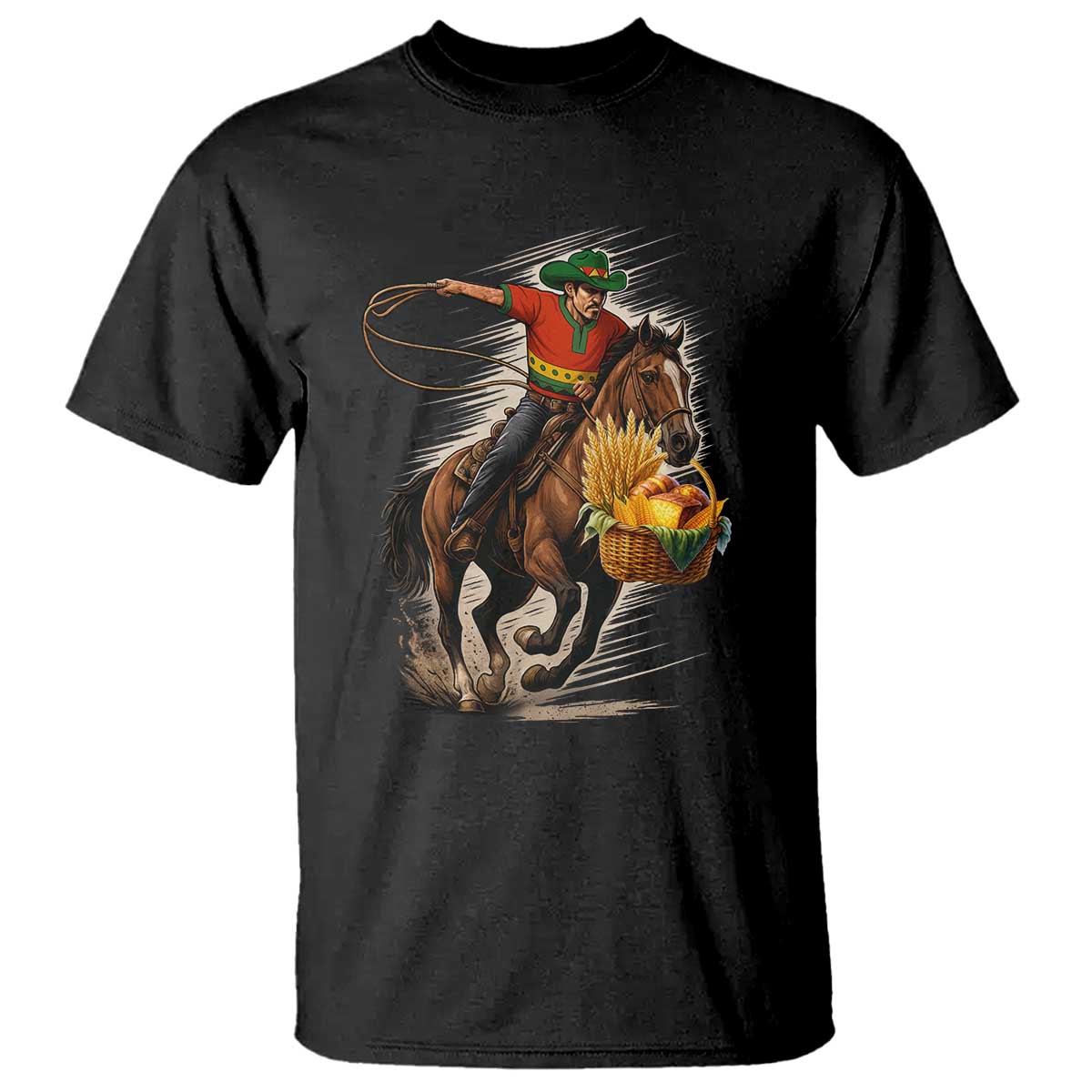 Kwanzaa Cowboy T Shirt Funny African American Festival Gift TS12 Black Print Your Wear