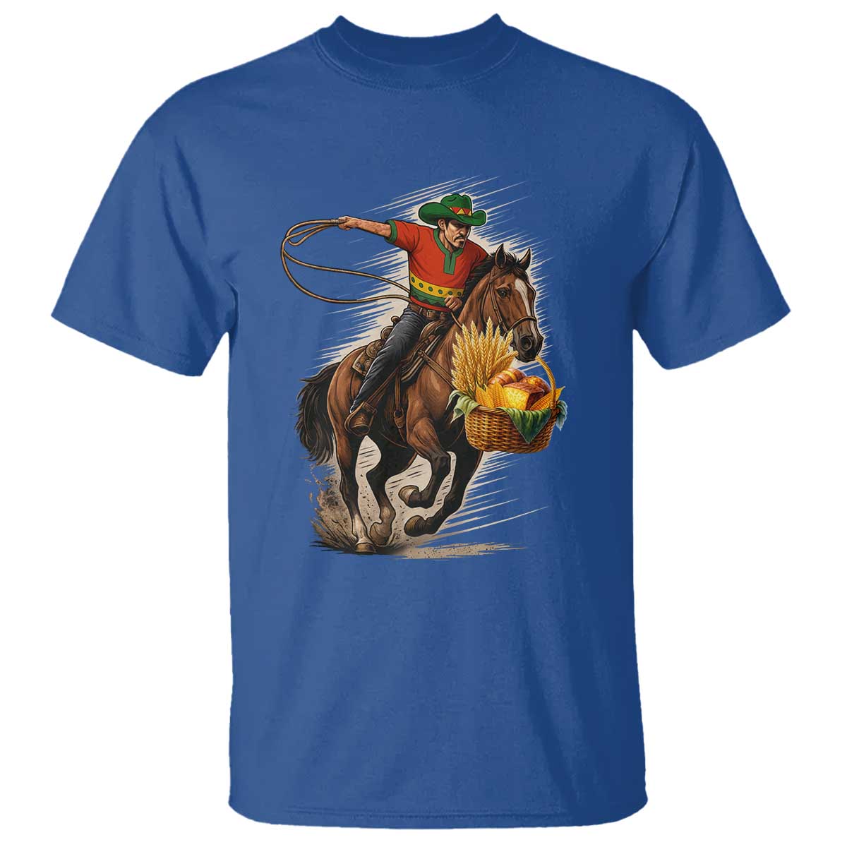 Kwanzaa Cowboy T Shirt Funny African American Festival Gift TS12 Royal Blue Print Your Wear