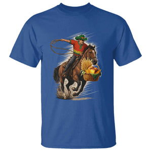 Kwanzaa Cowboy T Shirt Funny African American Festival Gift TS12 Royal Blue Print Your Wear