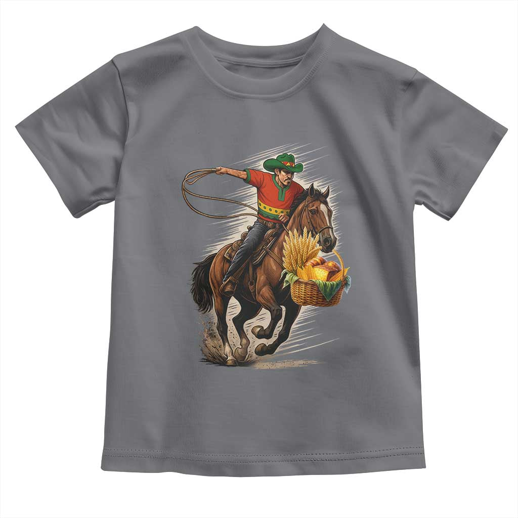 Kwanzaa Cowboy Toddler T Shirt Funny African American Festival Gift TS12 Charcoal Print Your Wear