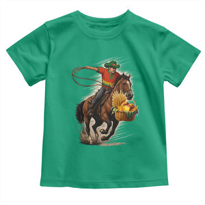 Kwanzaa Cowboy Toddler T Shirt Funny African American Festival Gift - Print Your Wear