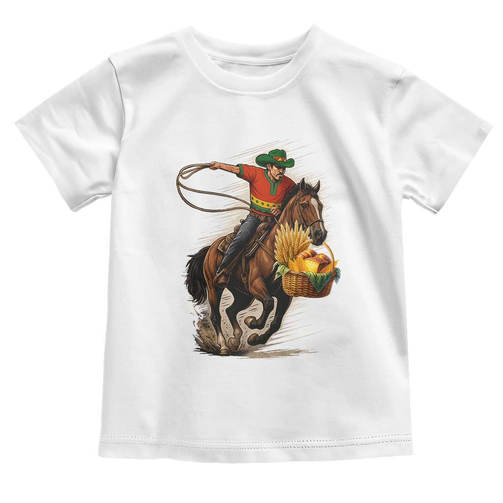 Kwanzaa Cowboy Toddler T Shirt Funny African American Festival Gift - Print Your Wear