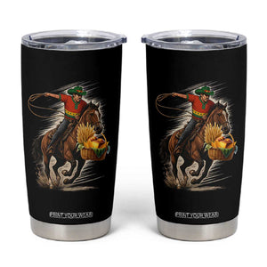 Kwanzaa Cowboy Tumbler Cup Funny African American Festival Gift - Print Your Wear