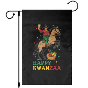 Happy Kwanzaa Cowboy Garden Flag Funny African Holiday Gift TS12 Black Print Your Wear