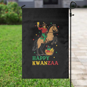 Happy Kwanzaa Cowboy Garden Flag Funny African Holiday Gift - Print Your Wear