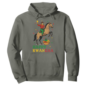 Happy Kwanzaa Cowboy Hoodie Funny African Holiday Gift TS12 Military Green Print Your Wear