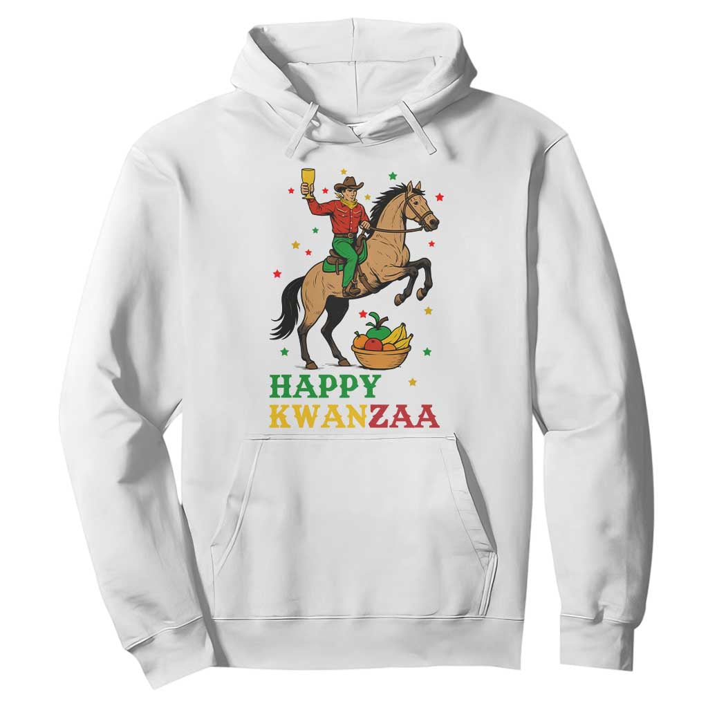 Happy Kwanzaa Cowboy Hoodie Funny African Holiday Gift - Print Your Wear