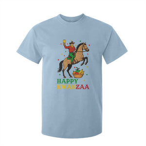 Happy Kwanzaa Cowboy T Shirt For Kid Funny African Holiday Gift TS12 Light Blue Print Your Wear