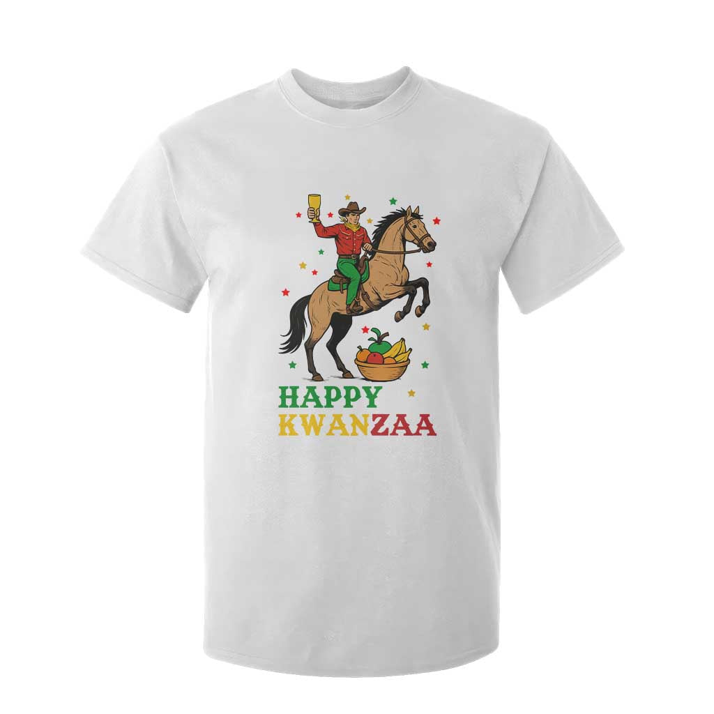 Happy Kwanzaa Cowboy T Shirt For Kid Funny African Holiday Gift - Print Your Wear