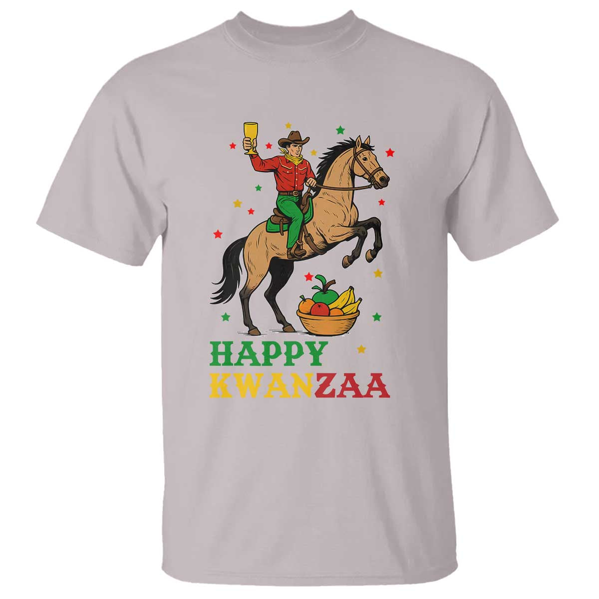 Happy Kwanzaa Cowboy T Shirt Funny African Holiday Gift - Print Your Wear