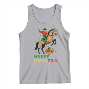 Happy Kwanzaa Cowboy Tank Top Funny African Holiday Gift TS12 Athletic Heather Print Your Wear