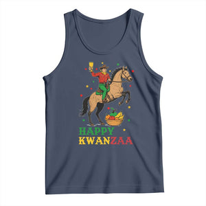 Happy Kwanzaa Cowboy Tank Top Funny African Holiday Gift - Print Your Wear