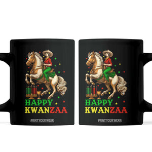 Happy Kwanzaa Cowgirl Coffee Mug Funny African American Festival Gift - Print Your Wear
