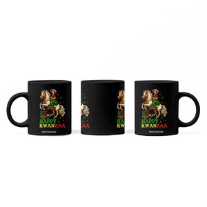Happy Kwanzaa Cowgirl Coffee Mug Funny African American Festival Gift - Print Your Wear