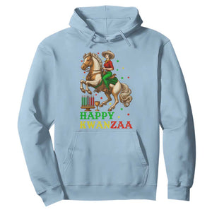 Happy Kwanzaa Cowgirl Hoodie Funny African American Festival Gift TS12 Light Blue Print Your Wear