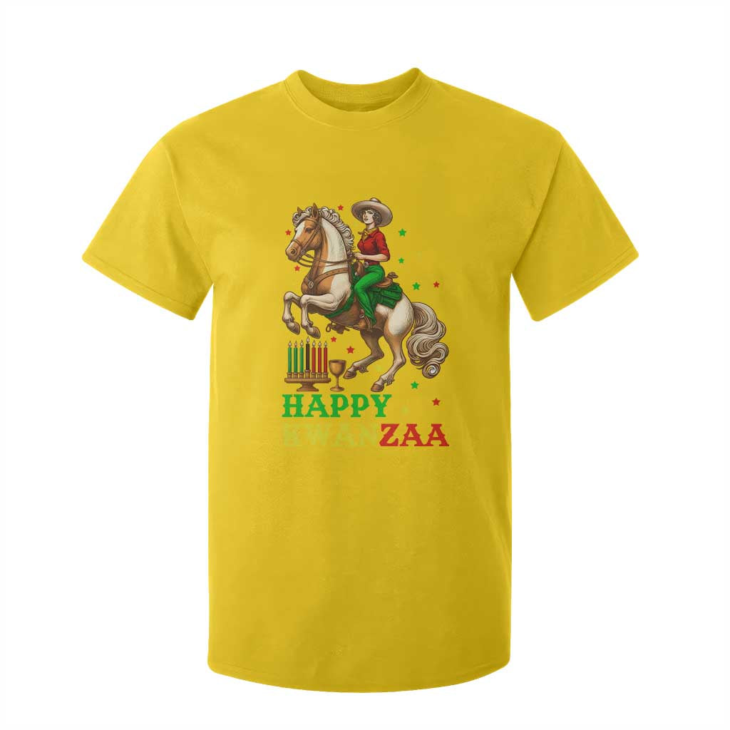Happy Kwanzaa Cowgirl T Shirt For Kid Funny African American Festival Gift TS12 Daisy Print Your Wear
