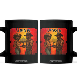 Kwanzaa Umoja Togetherness Coffee Mug Cowboy Cowgirl African Heritage Gift TS12 Black Print Your Wear