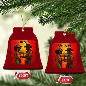 Kwanzaa Umoja Togetherness Ceramic Ornament Cowboy Cowgirl African Heritage Gift TS12 Print Your Wear