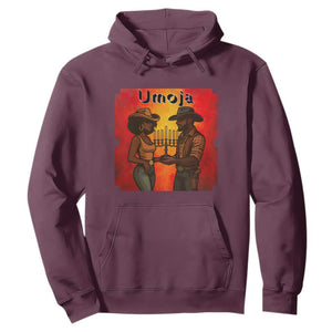 Kwanzaa Umoja Togetherness Hoodie Cowboy Cowgirl African Heritage Gift TS12 Maroon Print Your Wear