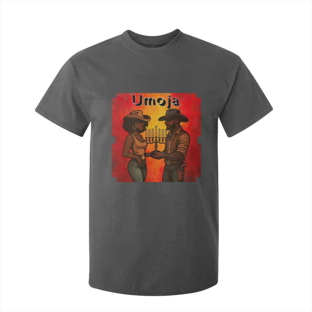 Kwanzaa Umoja Togetherness T Shirt For Kid Cowboy Cowgirl African Heritage Gift TS12 Dark Heather Print Your Wear
