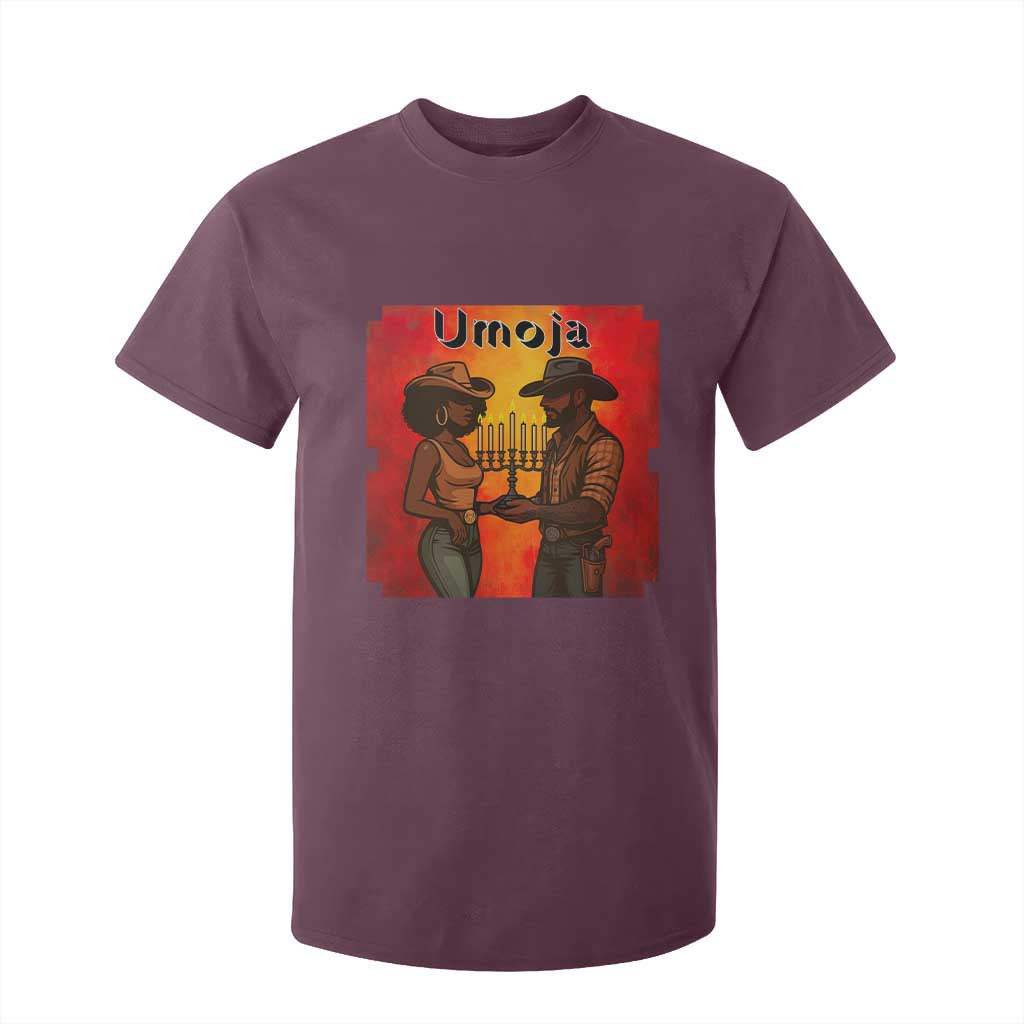 Kwanzaa Umoja Togetherness T Shirt For Kid Cowboy Cowgirl African Heritage Gift TS12 Maroon Print Your Wear