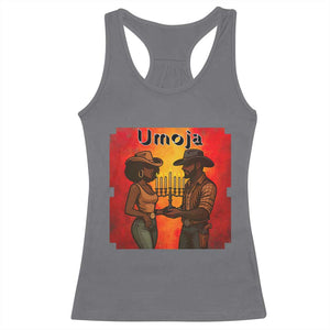 Kwanzaa Umoja Togetherness Racerback Tank Top Cowboy Cowgirl African Heritage Gift TS12 Charcoal Print Your Wear