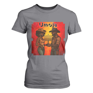Kwanzaa Umoja Togetherness T Shirt For Women Cowboy Cowgirl African Heritage Gift TS12 Charcoal Print Your Wear