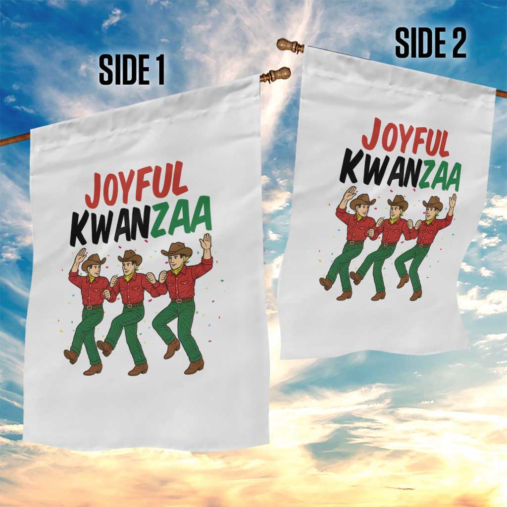 Joyful Kwanzaa Cowboy Garden Flag Festival Of Lights African Heritage Gift TS12 Print Your Wear