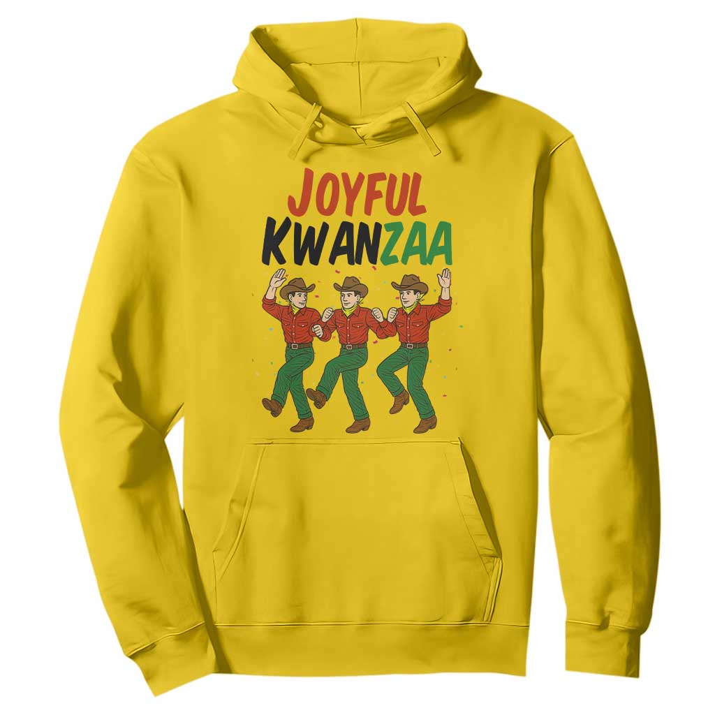 Joyful Kwanzaa Cowboy Hoodie Festival Of Lights African Heritage Gift TS12 Daisy Print Your Wear