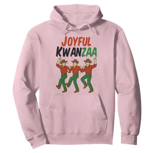 Joyful Kwanzaa Cowboy Hoodie Festival Of Lights African Heritage Gift TS12 Light Pink Print Your Wear