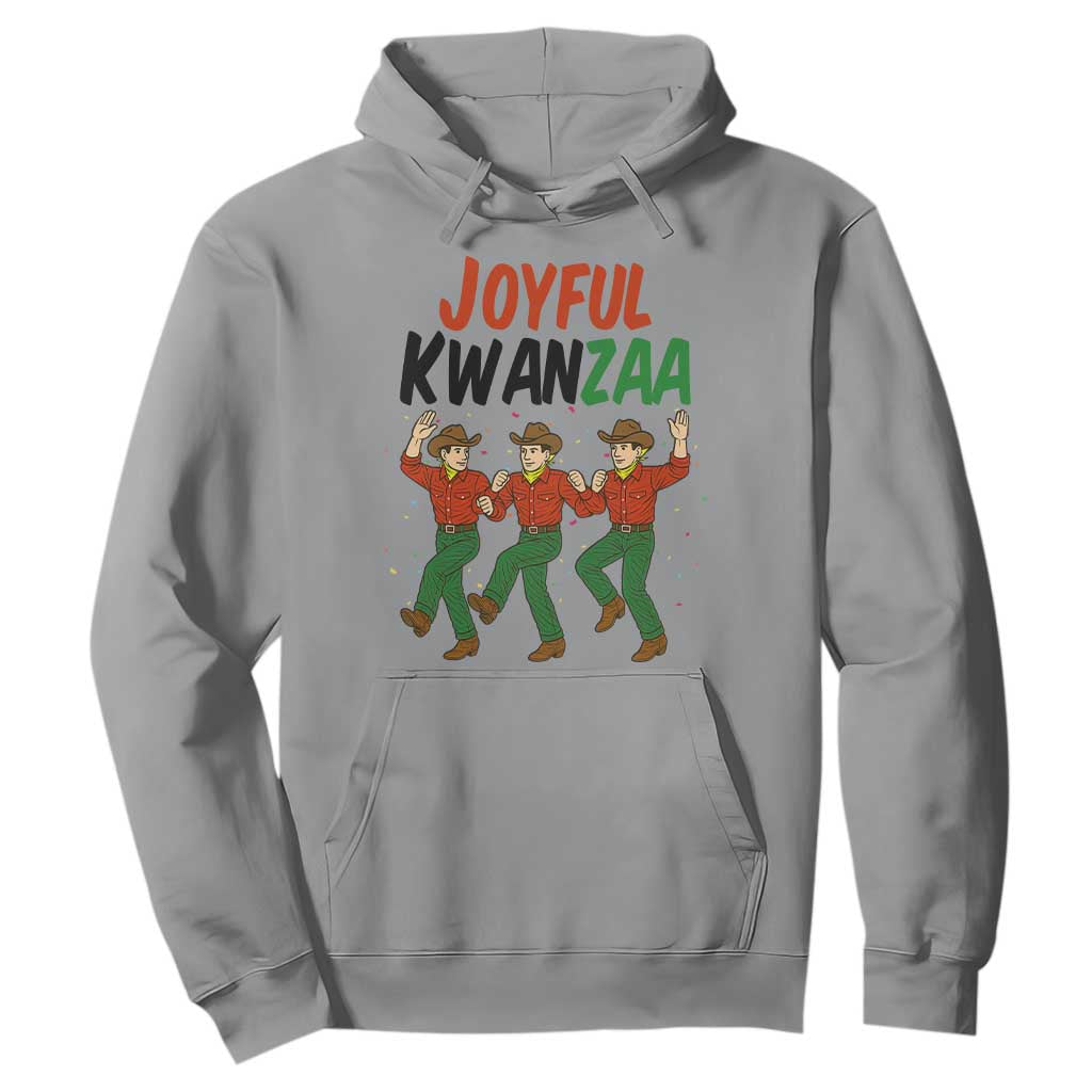Joyful Kwanzaa Cowboy Hoodie Festival Of Lights African Heritage Gift - Print Your Wear