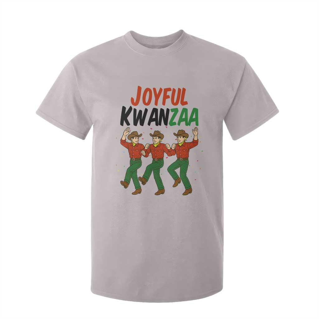 Joyful Kwanzaa Cowboy T Shirt For Kid Festival Of Lights African Heritage Gift TS12 Ice Gray Print Your Wear