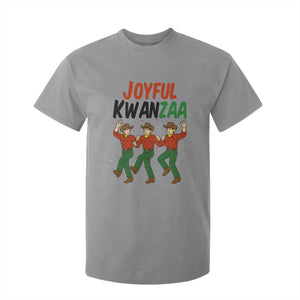 Joyful Kwanzaa Cowboy T Shirt For Kid Festival Of Lights African Heritage Gift TS12 Sport Gray Print Your Wear