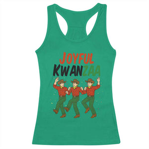Joyful Kwanzaa Cowboy Racerback Tank Top Festival Of Lights African Heritage Gift TS12 Irish Green Print Your Wear