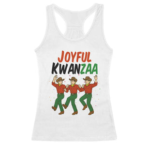 Joyful Kwanzaa Cowboy Racerback Tank Top Festival Of Lights African Heritage Gift TS12 White Print Your Wear