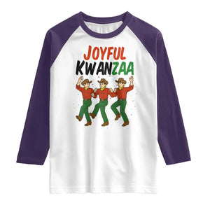 Joyful Kwanzaa Cowboy Raglan Shirt Festival Of Lights African Heritage Gift - Print Your Wear