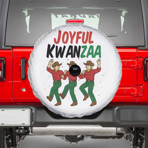 Joyful Kwanzaa Cowboy Spare Tire Cover Festival Of Lights African Heritage Gift TS12 White Print Your Wear