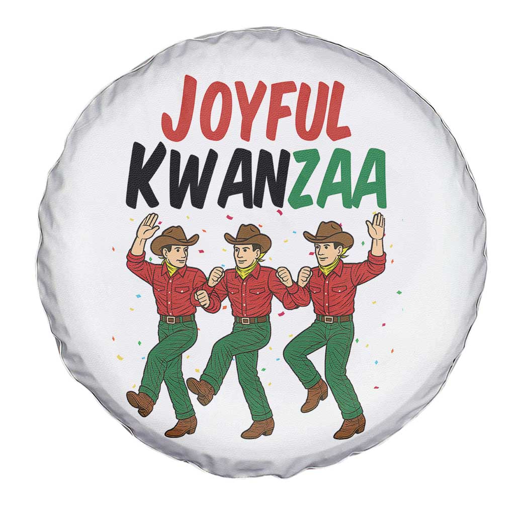 Joyful Kwanzaa Cowboy Spare Tire Cover Festival Of Lights African Heritage Gift - Print Your Wear