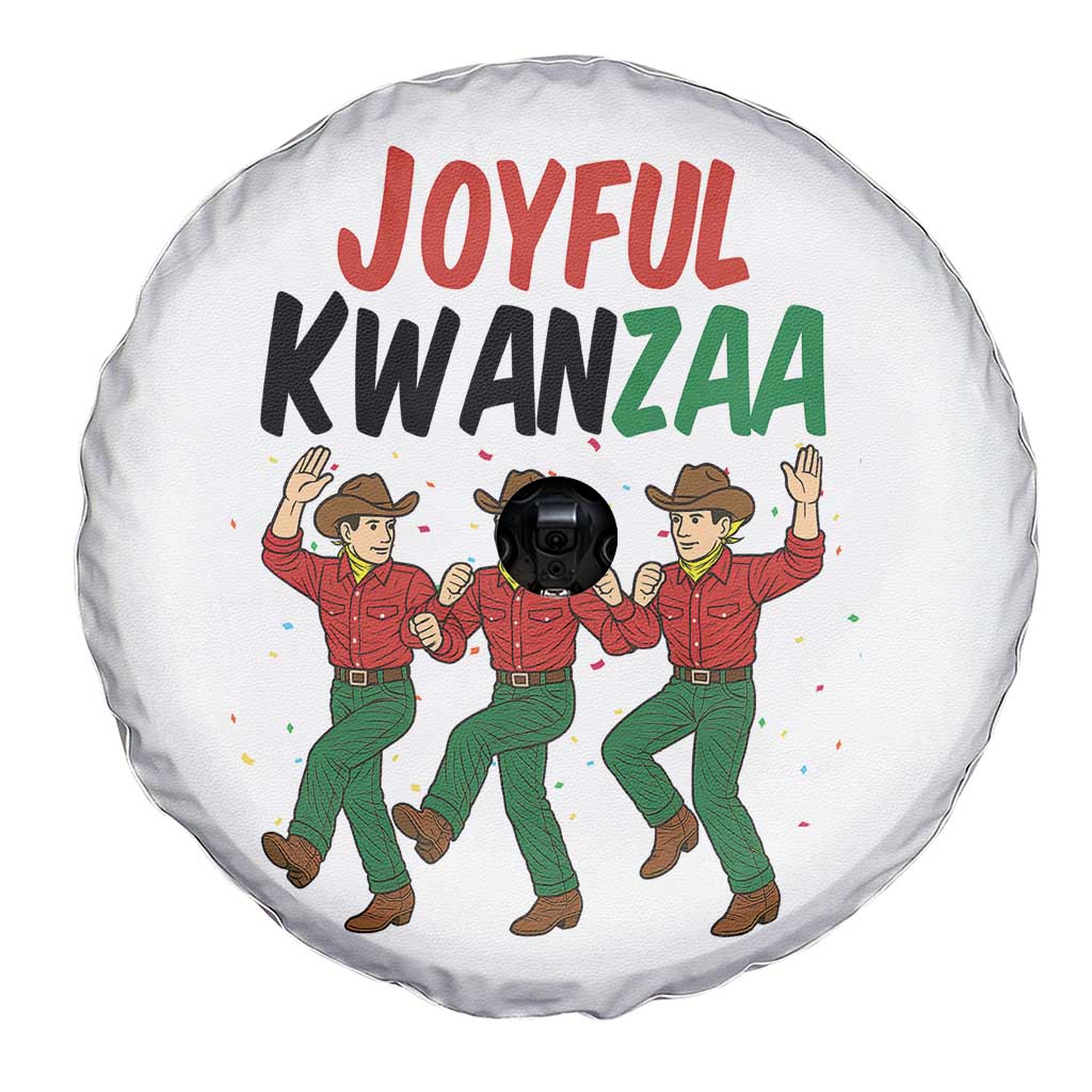 Joyful Kwanzaa Cowboy Spare Tire Cover Festival Of Lights African Heritage Gift - Print Your Wear