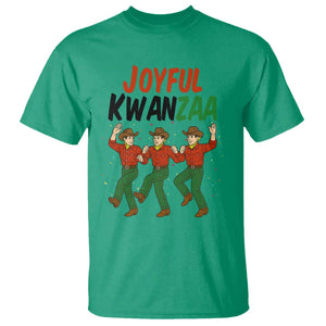 Joyful Kwanzaa Cowboy T Shirt Festival Of Lights African Heritage Gift TS12 Irish Green Print Your Wear