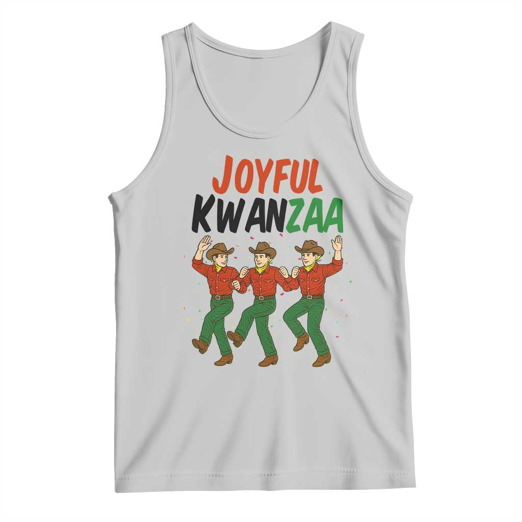 Joyful Kwanzaa Cowboy Tank Top Festival Of Lights African Heritage Gift - Print Your Wear