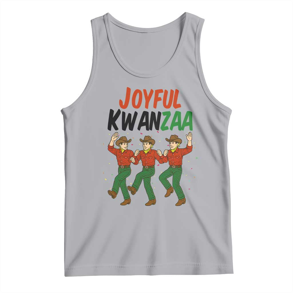 Joyful Kwanzaa Cowboy Tank Top Festival Of Lights African Heritage Gift TS12 Athletic Heather Print Your Wear