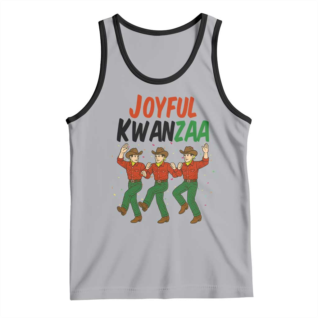 Joyful Kwanzaa Cowboy Tank Top Festival Of Lights African Heritage Gift - Print Your Wear