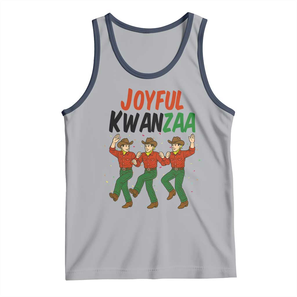 Joyful Kwanzaa Cowboy Tank Top Festival Of Lights African Heritage Gift - Print Your Wear