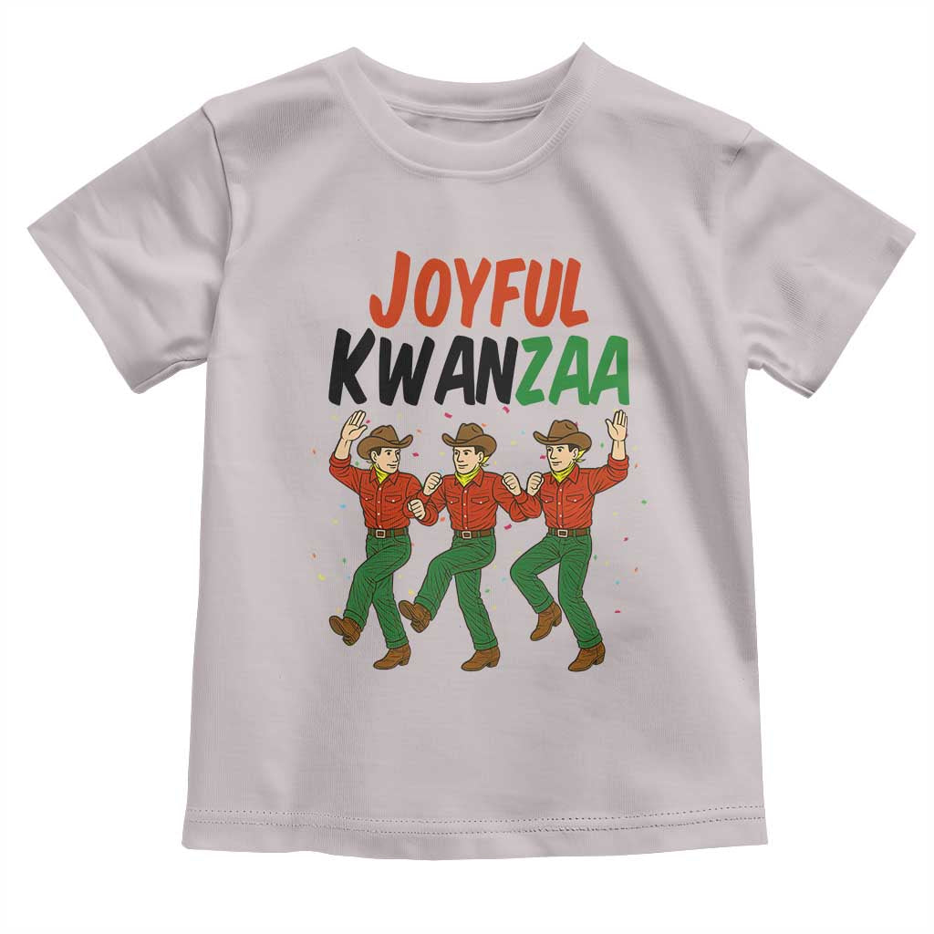 Joyful Kwanzaa Cowboy Toddler T Shirt Festival Of Lights African Heritage Gift TS12 Ice Gray Print Your Wear