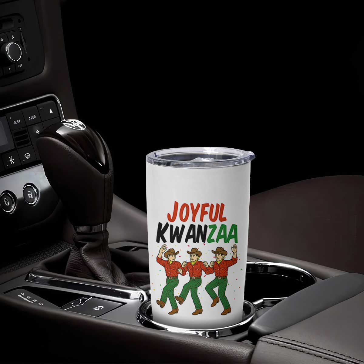 Joyful Kwanzaa Cowboy Tumbler Cup Festival Of Lights African Heritage Gift TS12 Print Your Wear