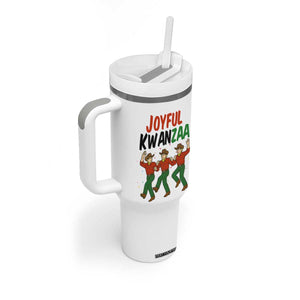 Joyful Kwanzaa Cowboy Tumbler With Handle Festival Of Lights African Heritage Gift - Print Your Wear