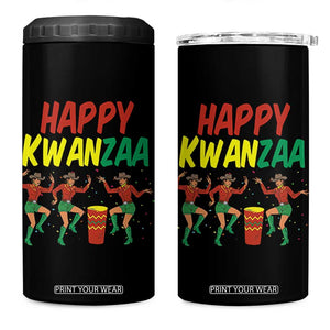 Joyful Kwanzaa Cowgirl Dance 4 in 1 Can Cooler Tumbler African Heritage Festival Gift TS12 One Size: 16 oz Black Print Your Wear