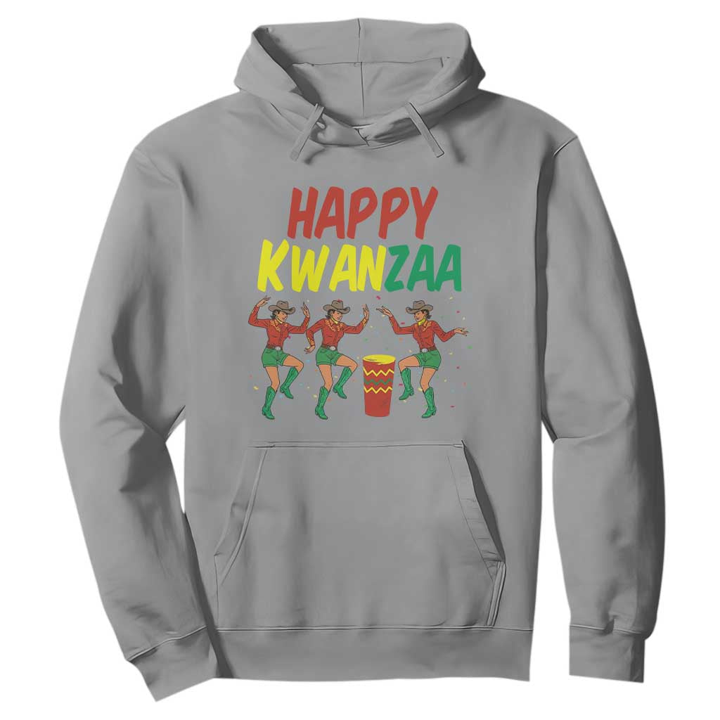 Joyful Kwanzaa Cowgirl Dance Hoodie African Heritage Festival Gift TS12 Sport Gray Print Your Wear